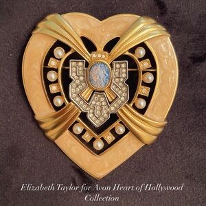 #145 Elizabeth Taylor for Avon Heart of Hollywood Collection Brooch